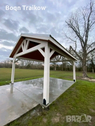 изграждане на навеси и дървени конструкции , снимка 2 - Ремонти на покриви - 53139090