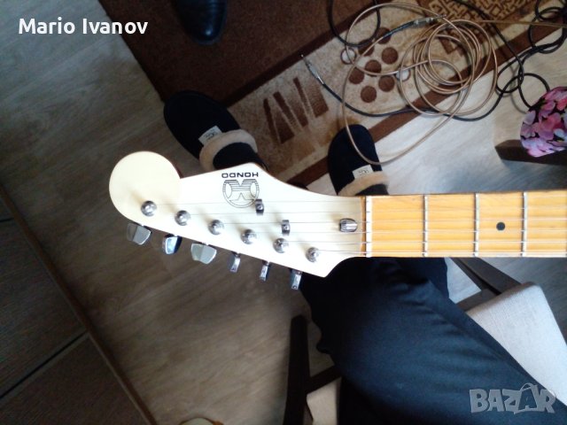 Японска китара  Hondo Stratocaster 1981, снимка 2 - Китари - 42931696