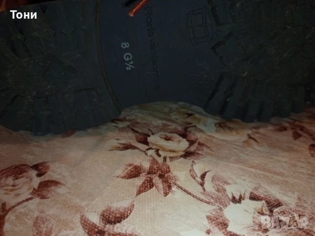 FLORIS VAN BOMMEL Оригинал Нови Мъжки Боти Изцяло от Натурална Естествена Кожа 42/43, снимка 17 - Мъжки боти - 52309708