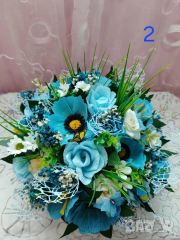 ПРОМО ! Декоративни кошници с вечни цветя / красота за всеки повод !, снимка 4 - Декорация за дома - 53426722