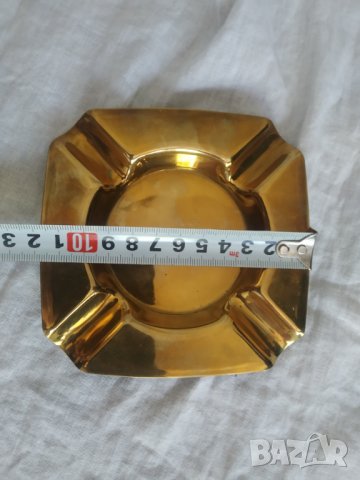 месингов пепелник, снимка 2 - Антикварни и старинни предмети - 35005608