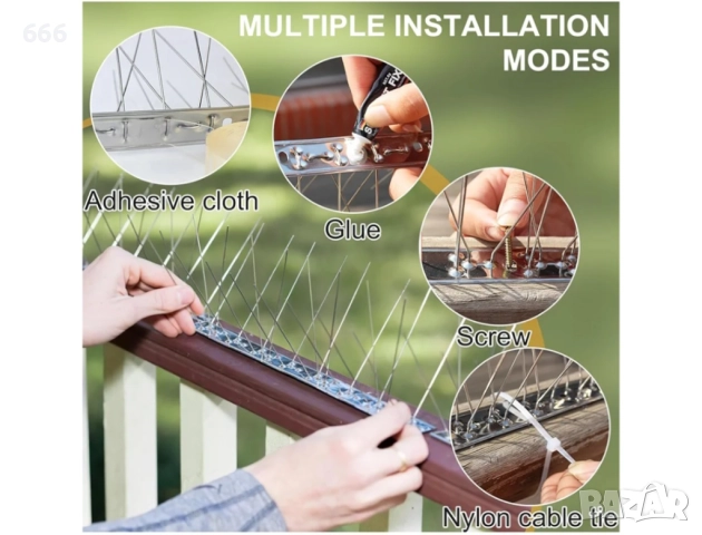 Шипове против птици , снимка 3 - Други стоки за дома - 52907483