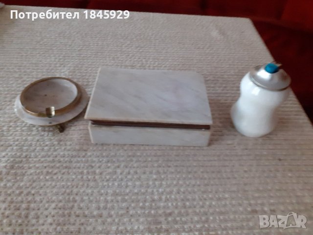 Мраморен сет за декорация, снимка 2 - Други - 43681704