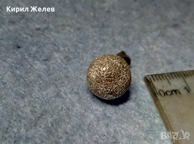 ВИНТИДЖ АРТ СРЕБЪРЕН ПЕНДАНТ ТОПЧЕ СРЕБРО 925 ПРОБА МЕДАЛЬОН 29065, снимка 3 - Колиета, медальони, синджири - 49001829