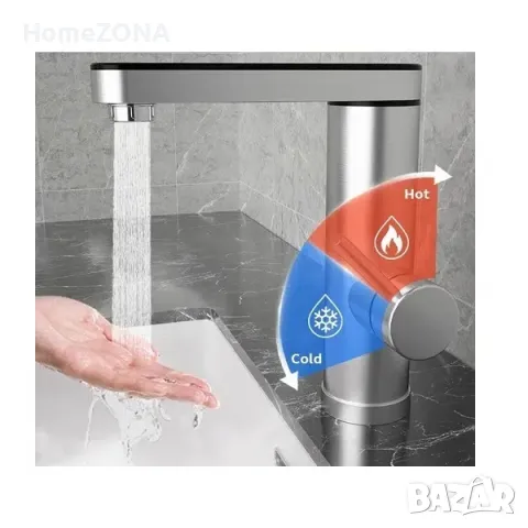 Проточен смесител FUDEER, с дисплей и сензорни бутони, снимка 4 - Смесители - 49446156