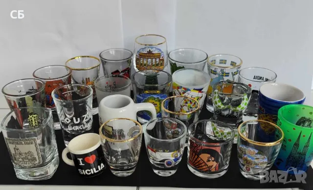 Колекционерски стъклени шотове от различни държави