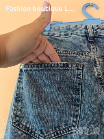 Mom fit дамски дънки 36 размер 100 памук на марката Sinsay 👖👖👖, снимка 5 - Дънки - 52375753