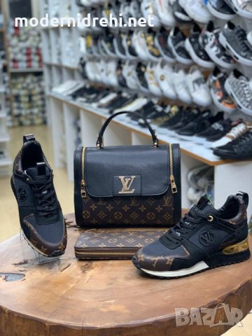 Дамски комплект спортни обувки портфейл и чанта Louis Vuitton код 21