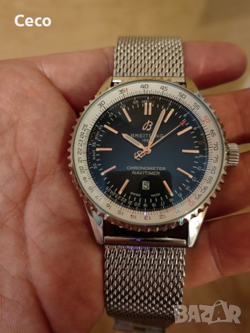 Breitling Navitimer автоматичен часовник, снимка 8 - Мъжки - 42374267