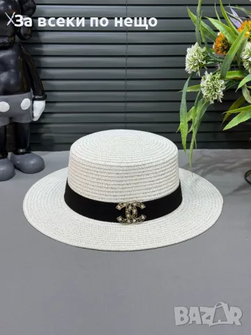 Prada👒Loewe👒Chanel Плажна Шапка Тип Капела - Налични Различни Цветове Код E24, снимка 3 - Шапки - 50214588