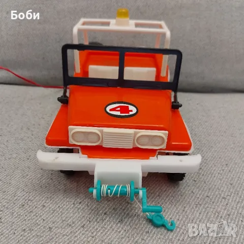 Стара Българска Соц Пластмасова Играчка Джип, снимка 2 - Колекции - 49433667