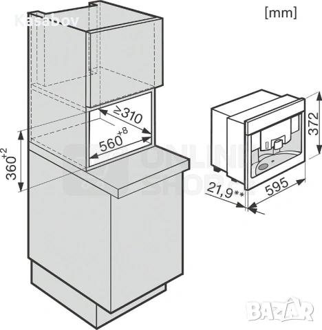 Miele Nespresso Кафемашина за вграждане Кафе автомат Миеле Кафе машина, снимка 11 - Кафемашини - 53449309