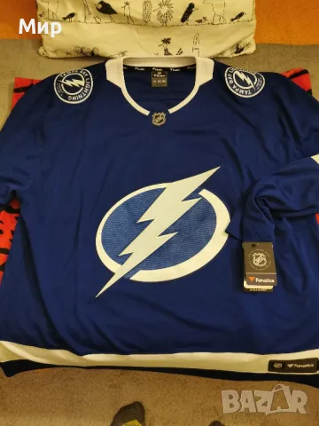 Топ цена. Фланелка за хокей Тампа бей НХЛ , снимка 9 - Спортни дрехи, екипи - 47559981