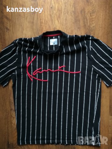 Karl Kani Signature Stripe T-Shirt - страхотна мъжка тениска, снимка 9 - Тениски - 40751508