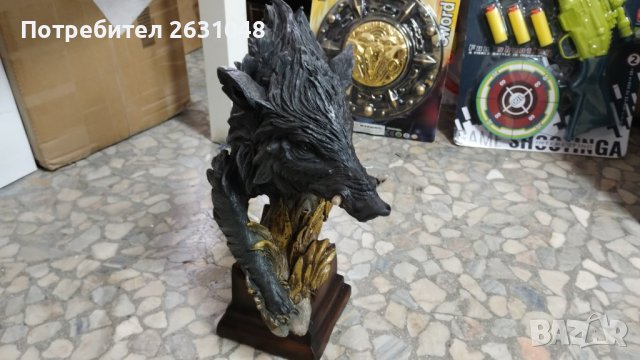 ДЕКОРАТИВНА ФИГУРА - ГЛИГАН 34СМ, снимка 3 - Други стоки за дома - 44044609