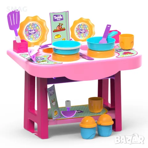 Кухненска играчка розова фуксия 14 аксесоара S_1068861
