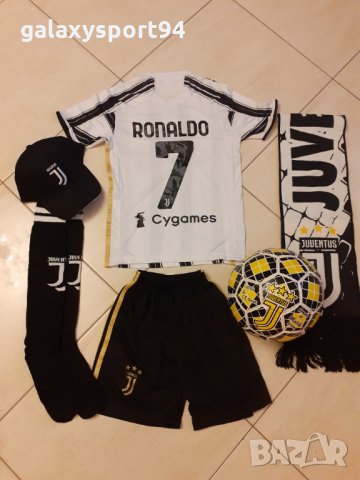Cristiano RONALDO Juve Детски Комплект 2021 Роналдо Юве