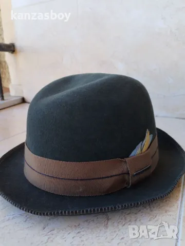 stetson vitafelt crushable water repellent - мъжка вълнена шапка 59/Л, снимка 5 - Шапки - 48732512