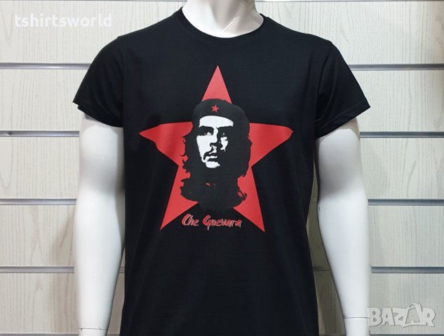 Нова мъжка тениска с трансферен печат Че Гевара, Звезда, снимка 6 - Тениски - 38848954