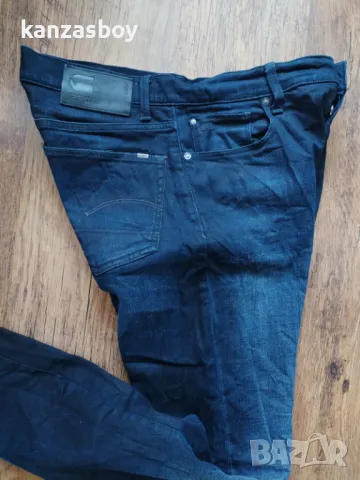 g-star 3301 slim - страхотни мъжки дънки 33 КАТО НОВИ , снимка 10 - Дънки - 49235965
