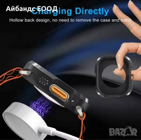 Удароустойчиво калъфче за AppleWatch ULTRA/SE/9/8/7/6/5/4, снимка 8 - Други - 49453547