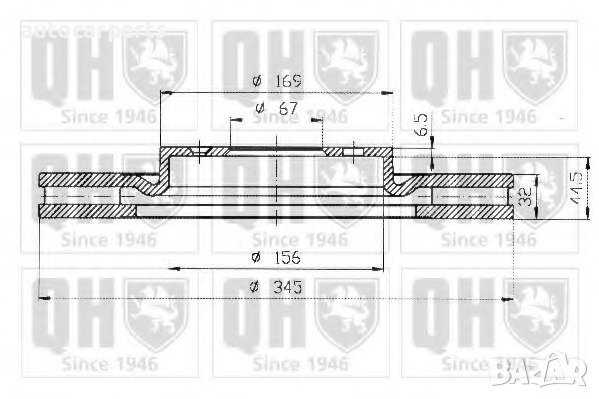 Спирачен диск за Мерцедес ML-класа (W163) / MERCEDES-BENZ ML (W163) , снимка 6 - Части - 44096904