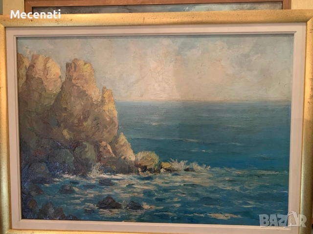 ИВАН КИСЬОВ масло/пейзаж, снимка 3 - Картини - 53133409