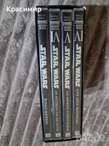 Трилогия Star Wars DVD - Междузвездни войни IV, V и VI, снимка 3 - DVD филми - 53407828