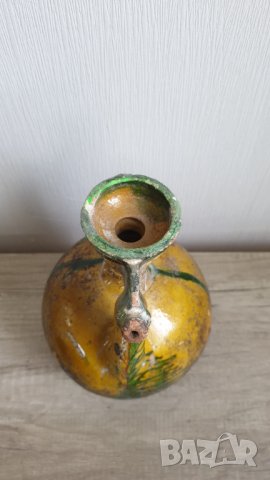 ГОЛЯМ СТАР КЕРАМИЧЕН КРОНДИР, снимка 6 - Антикварни и старинни предмети - 43526981