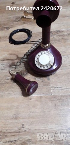 Ретро  телефон, снимка 4 - Антикварни и старинни предмети - 38871411