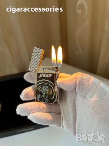 Запалка S.T. Dupont Joker – 2 пламъка, снимка 3 - Запалки - 52857573