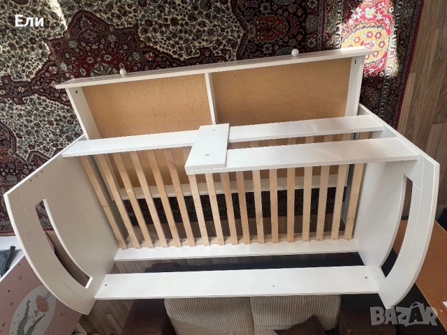 Детско дървено легло 70/140 с чекмедже, снимка 7 - Други - 53522124