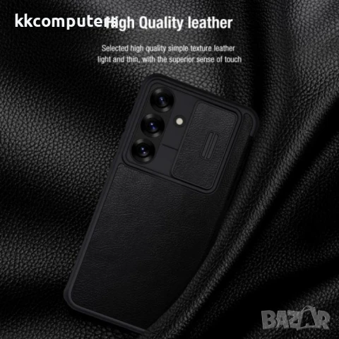 Samsung Galaxy S25+ 5G NILLKIN Wallet/ PU + TPU Кожен Калъф и Протектор, снимка 9 - Калъфи, кейсове - 51430816