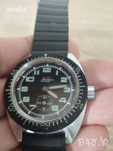 Часовник DIVER Винтиж 60/70 г Всичко по Часовника е Оригинално Работи Точно 