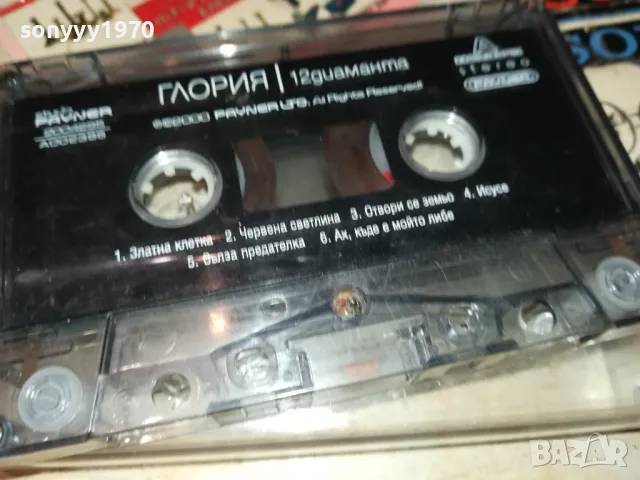 ГЛОРИЯ-ОРИГИНАЛНА КАСЕТА 1702252213, снимка 17 - Аудио касети - 49171356