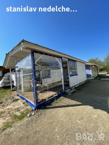 Продвам каравана с изграден обзаведен навес-къмпинг Китен, снимка 1