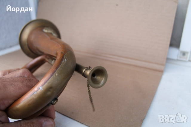 Стара ловна/бойна тръба , снимка 10 - Антикварни и старинни предмети - 52392601