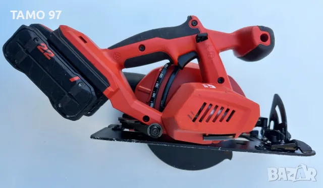 Hilti SC 4WL-22 Nuron - Акумулаторен ръчен циркуляр за дърво 2x22V 5.10Ah, снимка 4 - Други инструменти - 48396667
