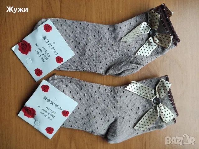 НОВИ красиви детски чорапки за момичета, снимка 2 - Чорапи - 50414107