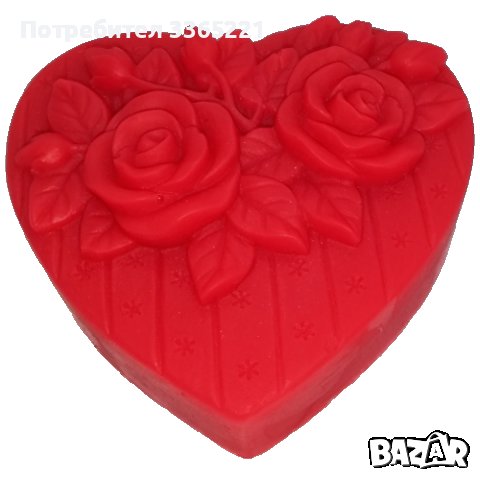  глицеринов сапун  Сърце, снимка 2 - Други - 37929894