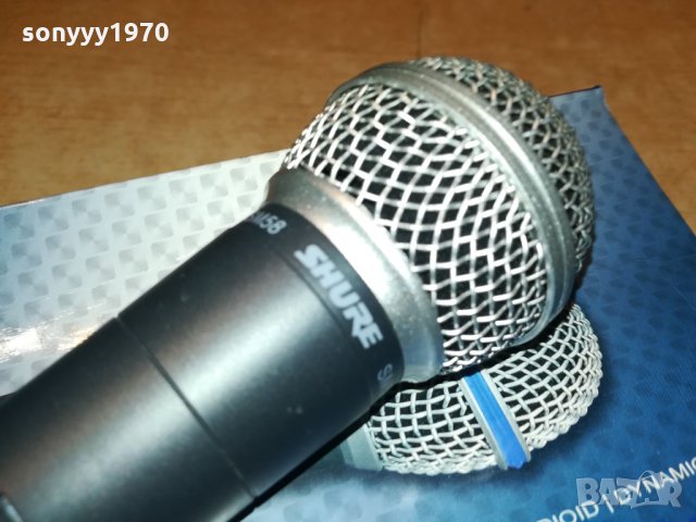 shure sm58 microphone 1101221302, снимка 2 - Микрофони - 35400384