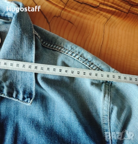 Мъжко оригинално Levi's дънково яке винтидж колекционерско изтъркано деним памук ХЛ, снимка 8 - Якета - 53248140