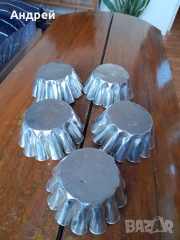 Стари форми за сладки,мъфини #11, снимка 6 - Антикварни и старинни предмети - 43732026