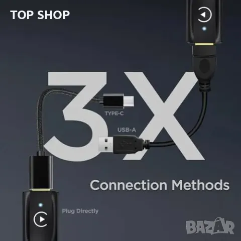 Нов Безжичен CarPlay адаптер U2A-AIR Pro за iOS 12+ за кола 2017+, снимка 4 - Друга електроника - 49657673