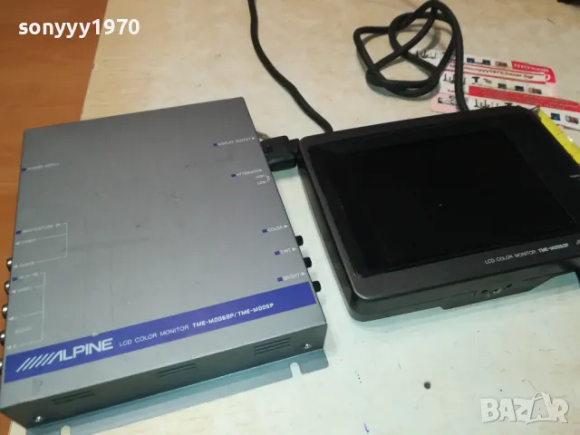 ALPINE COLOR MONITOR-MADE IN JAPAN-ВНОС SWISS 1211241151, снимка 3 - Аксесоари и консумативи - 47937964