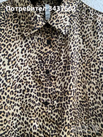 Дамска риза сатен , снимка 3 - Ризи - 48270487