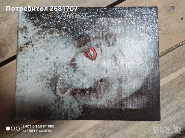 Картина на Меделин Монро, снимка 5 - Колекции - 33058641