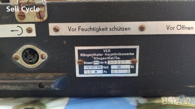 ✅ОТЛИЧНА ЙОНИКА VERMONA ET 3 - ГДР❗, снимка 6 - Синтезатори - 43414783