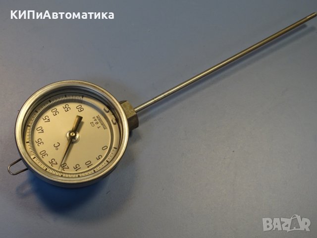 термометър биметален RUEGER T044/034/C2 ф110 0/+60°C G 1/2, снимка 9 - Резервни части за машини - 43046425