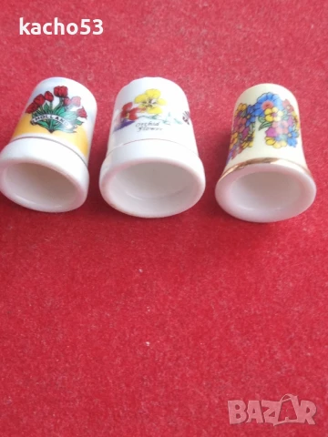 Порцеланови напръсници- 3 броя., снимка 6 - Колекции - 51390255